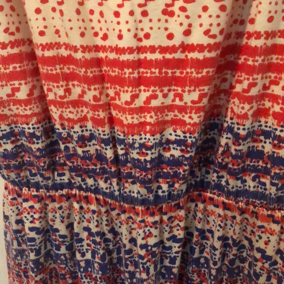 Red & Blue Maxi Dress - Picture 3 of 3